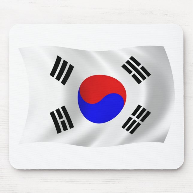 Mousepad com Bandeira da Coreia do Sul (Frente)