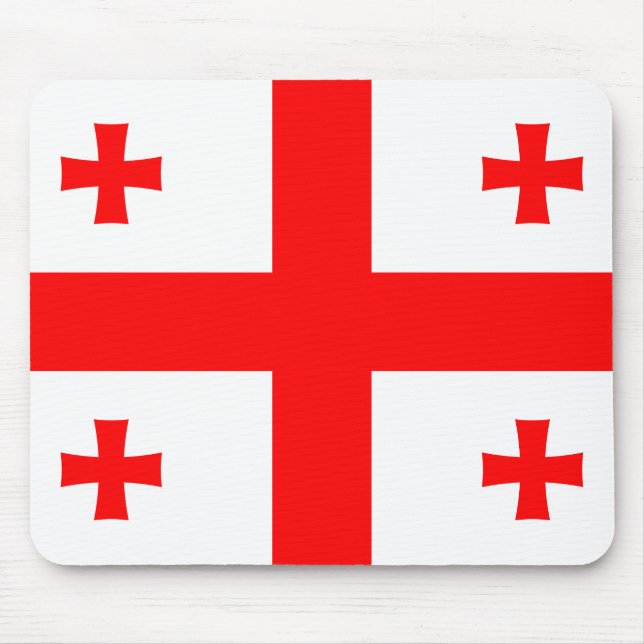 Mousepad com Bandeira da Geórgia (Frente)