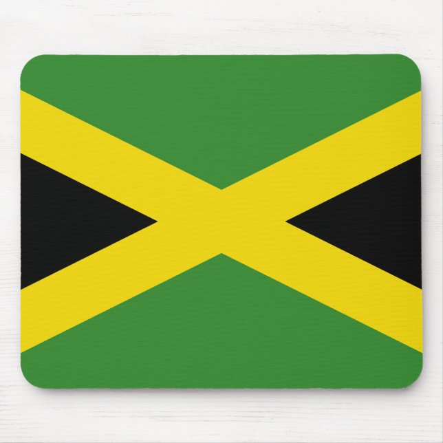Mousepad com bandeira da Jamaica (Frente)