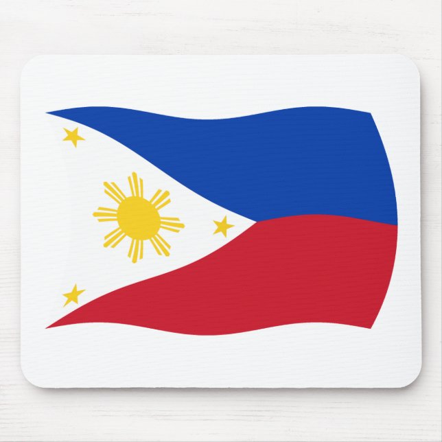 Mousepad com Bandeira das Filipinas (Frente)