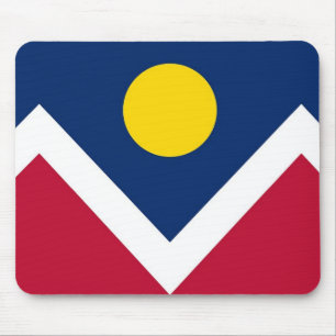 Mousepad com Bandeira de Denver, Colorado - EUA