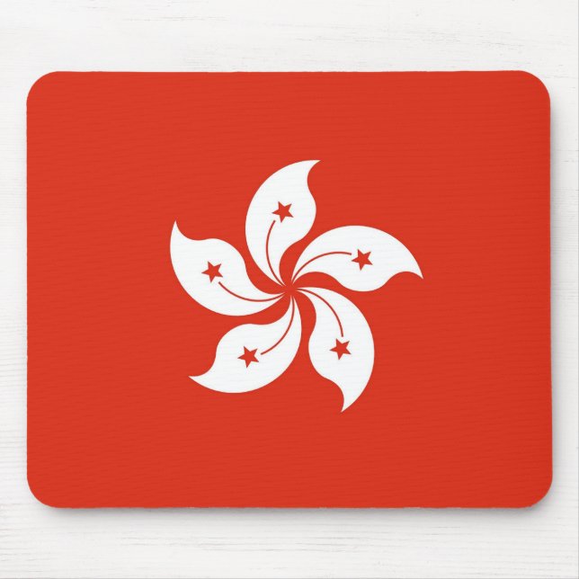 Mousepad com bandeira de Hong Kong, China (Frente)
