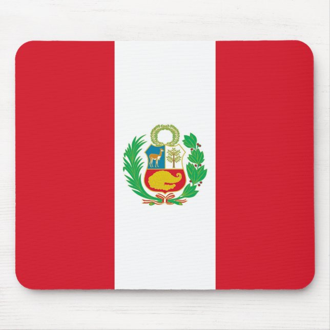 Mousepad com Bandeira do Peru (Frente)