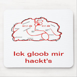 Mousepad com Berlim motivo