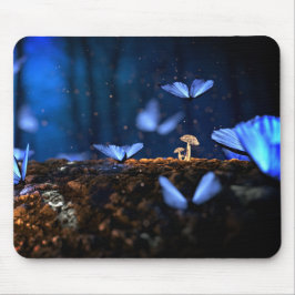 Mousepad com borboleta