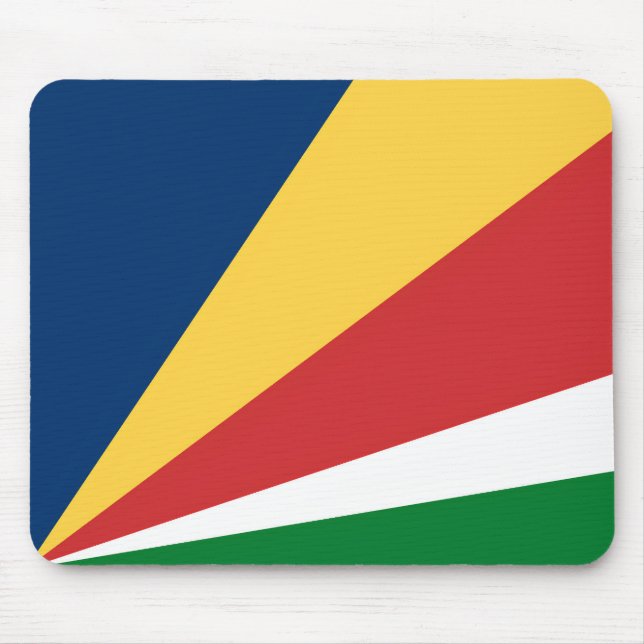 Mousepad com Design das cores das Seychelles (Frente)