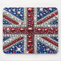 Mousepad com Design de cores britânicas