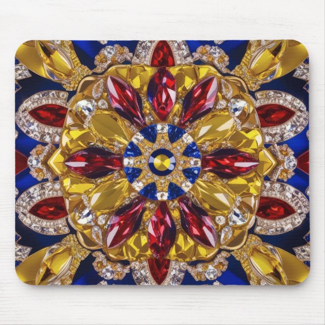 Mousepad com Design de cores Colômbia (Frente)