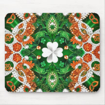Mousepad com Design de cores da Irlanda