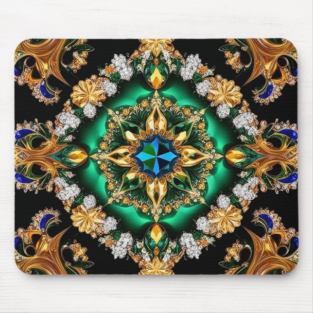 Mousepad com Design de cores do Brasil (Frente)