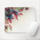 Mousepad com design floral abstrato (Com mouse)