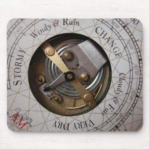 Mousepad com design náutico do calibre do tempo