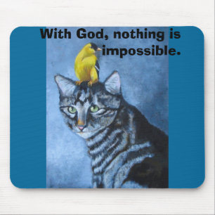 Mousepad Com deus, Não há impossíveis