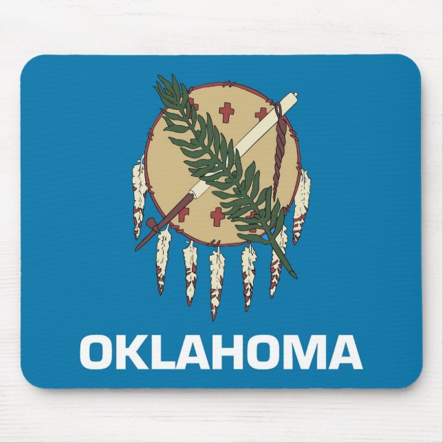 Mousepad com Flag of Oklahoma State - EUA (Frente)
