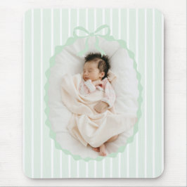 Mousepad com Foto Personalizada de Moldura de Laço