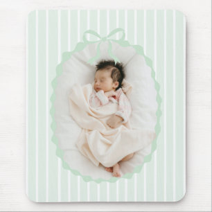 Mousepad com Foto Personalizada de Moldura de Laço
