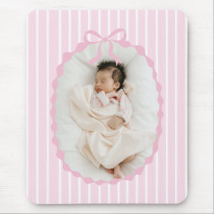 Mousepad com Foto Personalizada e Arco de Listras