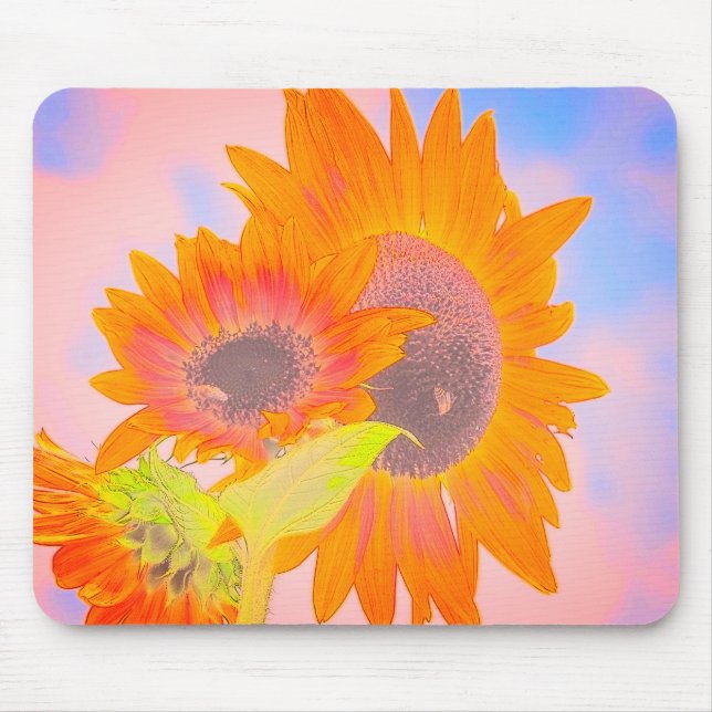 Mousepad com girassóis (Frente)