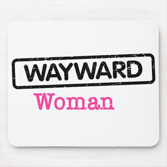 Mousepad com logotipo woman Wayward (Frente)