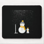 Mousepad Com Meu Snowmies Natal Snowman Snowman<br><div class="desc">Com Os Meus Neves,  Snowman E Cachorro 1.</div>