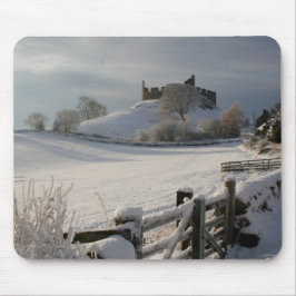 Mousepad com o castelo de Hume no inverno
