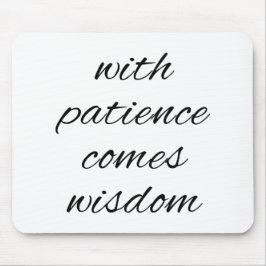 Mousepad Com Pad do Mouse Paciente