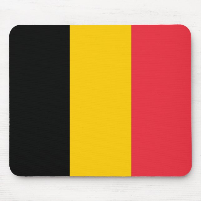 Mousepad com pavilhão da Bélgica (Frente)