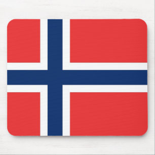 Mousepad com pavilhão da Noruega