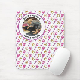 Mousepad com Pegadas de Cachorro Fofo