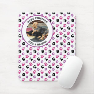 Mousepad com Pegadas de Cachorro Fofo