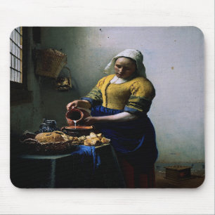 Mousepad com pintura de Johannes Vermeer
