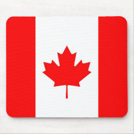Mousepad com Sinalizador do Canadá