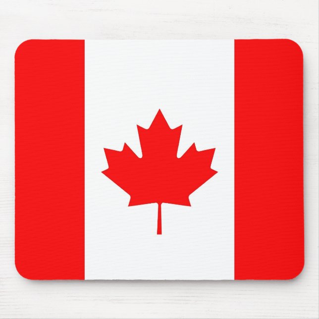 Mousepad com Sinalizador do Canadá (Frente)