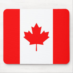 Mousepad com Sinalizador do Canadá