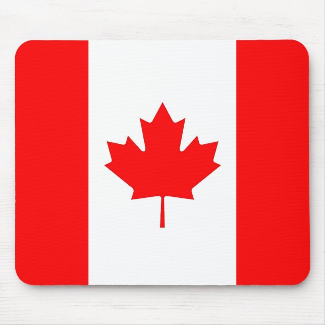 Mousepad com Sinalizador do Canadá (Frente)
