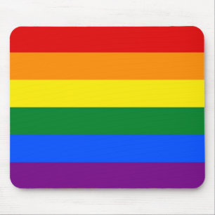 Mousepad com Sinalizador LGBT Rainbow