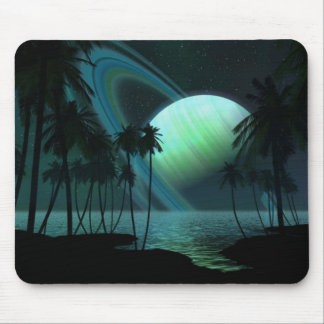 Mousepad com um planeta