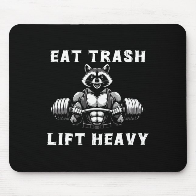 Mousepad Coma A Malhação De Giro Com Elevação Pesada Da Ele (Frente)