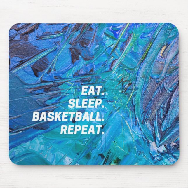 Mousepad Coma. Ao vivo, basquete. (Frente)