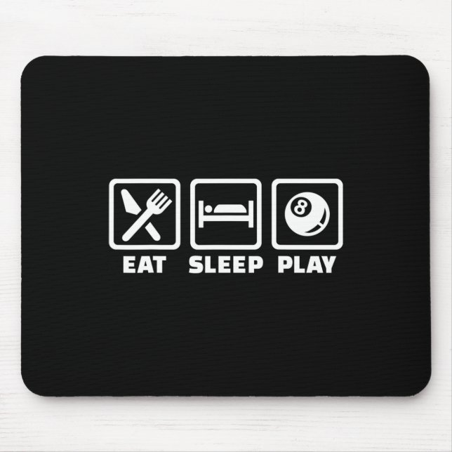 Mousepad Coma as Piscinas de Reprodução de Repouso (Frente)