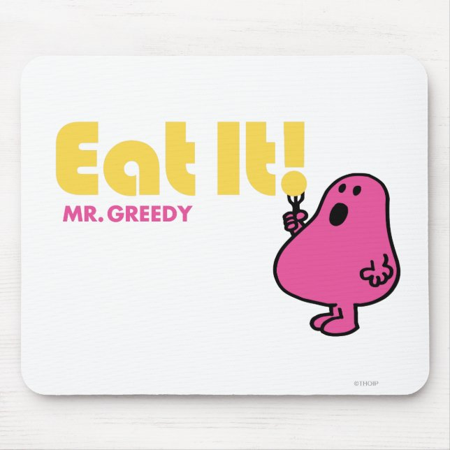 Mousepad Coma Com O Sr. Greedy (Frente)