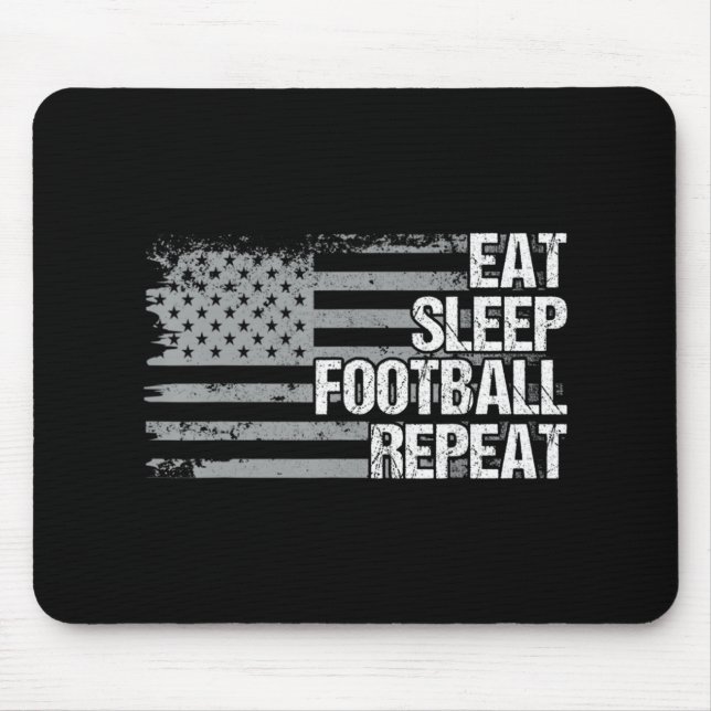 Mousepad Coma futebol americano Homens mulheres mulheres mu (Frente)