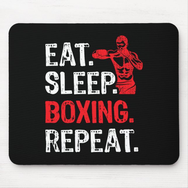 Mousepad Coma o Repouso Boxing Repetir o Boxing Player Engr (Frente)