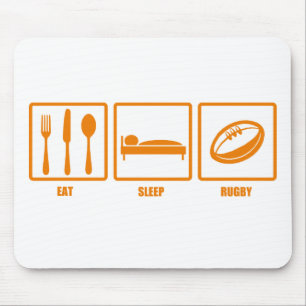 Mousepad Coma o rugby do sono