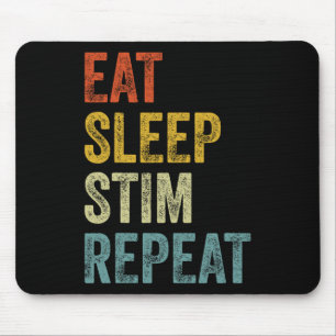 Mousepad Coma O Sono Repita Crianças Engraçadas De Consciên