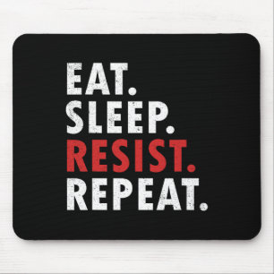 Mousepad Coma O Sono Resiste Repita A Luta Contra A Resistê