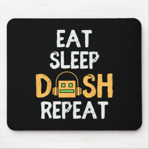 Mousepad Coma o traço do sono Repetir o jogo Geometria do j