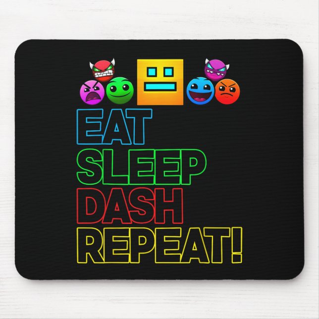 Mousepad Coma O Travamento Do Sono Repetir A Geometria Do J (Frente)