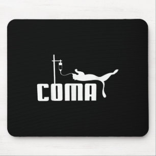 Mousepad Coma Para Homens Engraçado Sarcasmo Humor Icônico 