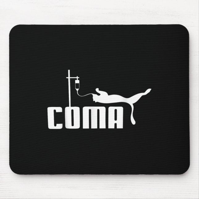 Mousepad Coma Para Homens Engraçado Sarcasmo Humor Icônico  (Frente)